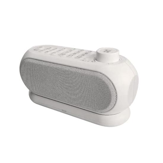 SaiEL Handheld Speaker with Remote Simply place it on the transmitter for easy Features narration Listen to TV audio at your Easily change channels