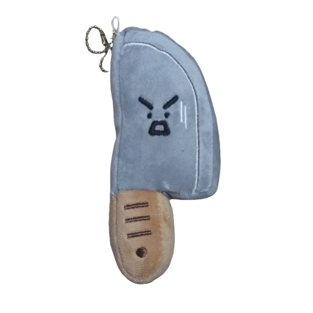 Creative Plush Toy Keychain With Unique Designs Including Baseball Sword And Light Bulb