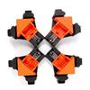 4pcs 90° Corner Clamps For Woodworking Fast Adjustable Quick Spring Loaded Woodworking Clamps Cabinets Photo Framing