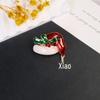 New Holiday Brooch Series: Santa Claus & Christmas Tree Festive Pins