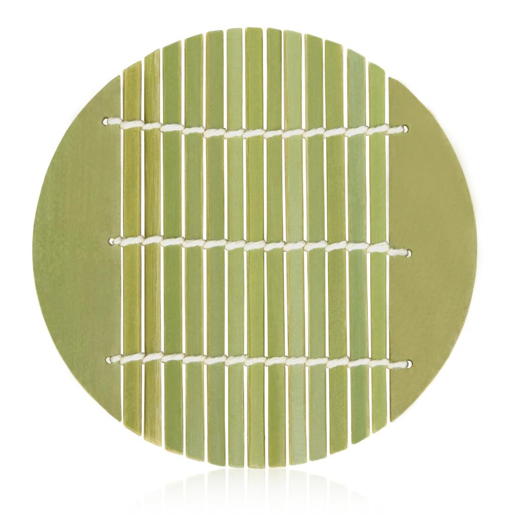 Morikuru Bamboo Soba 11cm Round Noodle Soba SG Wonder Zone Set of 2 Slats, Diameter, Plate, Rack, MY08-08,