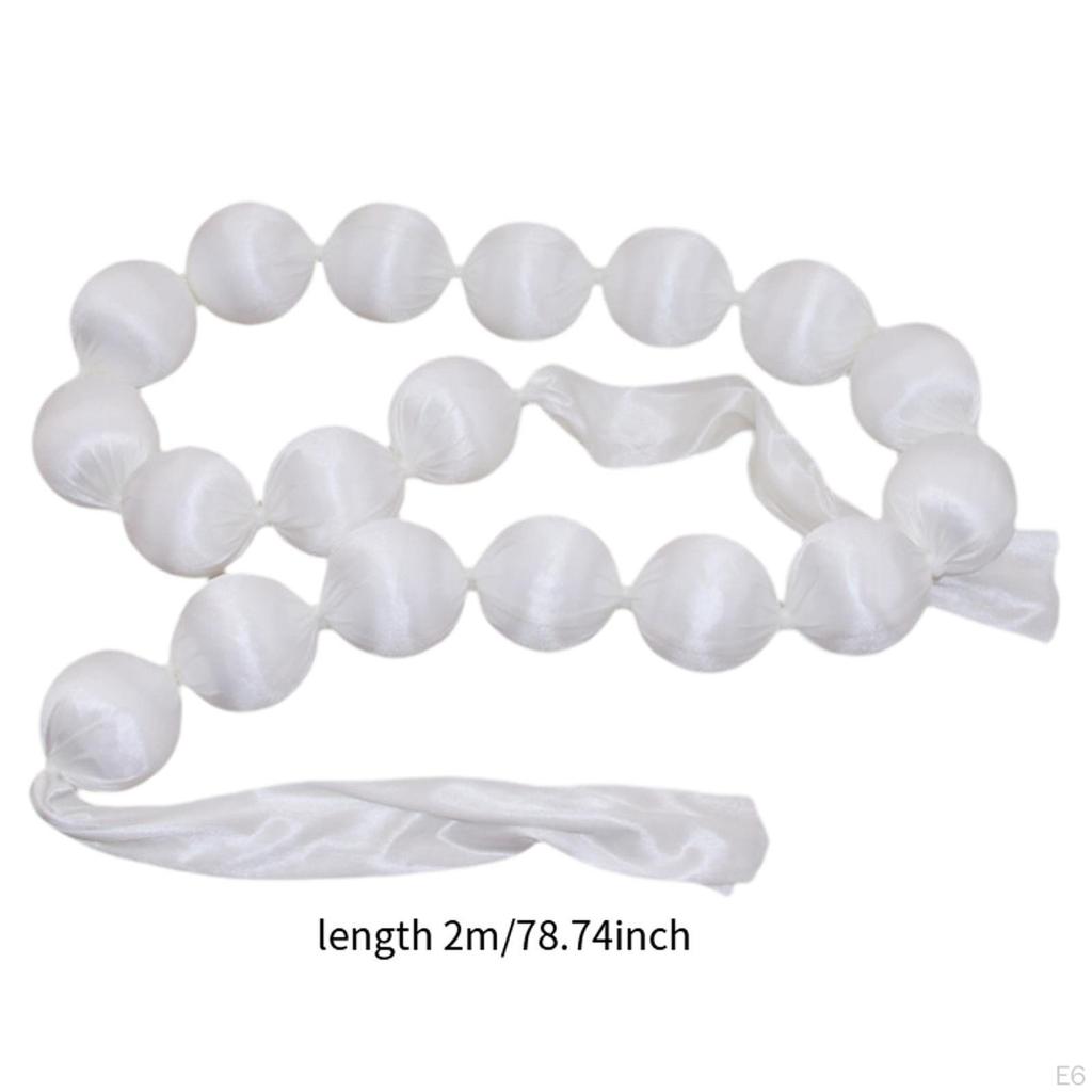 Foam Ball Garland Banner Crafts Making Decor Wedding Decoration Handmade for Bridal Shower