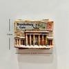 Germany Berlin Hamburg Munich Resin Fridge Magnet Stickers Travel Souvenir Gift Landscape Refrigerator Magnet Home Kitchen Decor