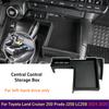 Premium ABS  Center Console Tray For Toyota Land Cruiser 250 Prado 2024 Anti-Slip Armrest Storage Box Interior Accessories