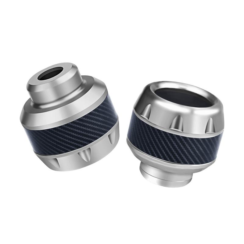 

Мотоциклетный передний вилочный винт защита от падения колеса рама слайдер анти-падение падения серебряный