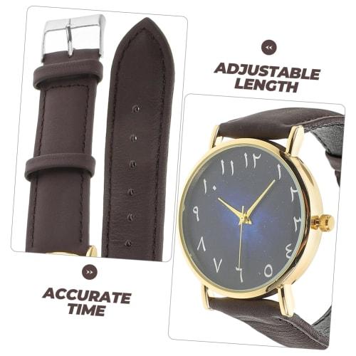 LIFKOME Watch, Lightweight Design, Exquisite Dial, Arabic Character Display, Casual Watch for Adults, Perfect for Wrist, Starry Sky Dial Watch, Suitab