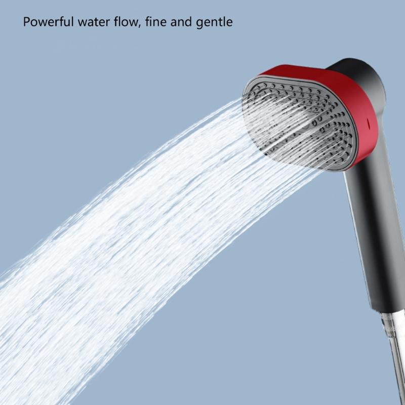 360 Rotating High Pressures Shower Head Multifunction Sprayers Water Softener Filter Easy Installation ABS Materials