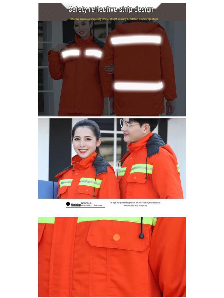 Reflective Cold-Resistant Workwear for Highway and Municipal Construction