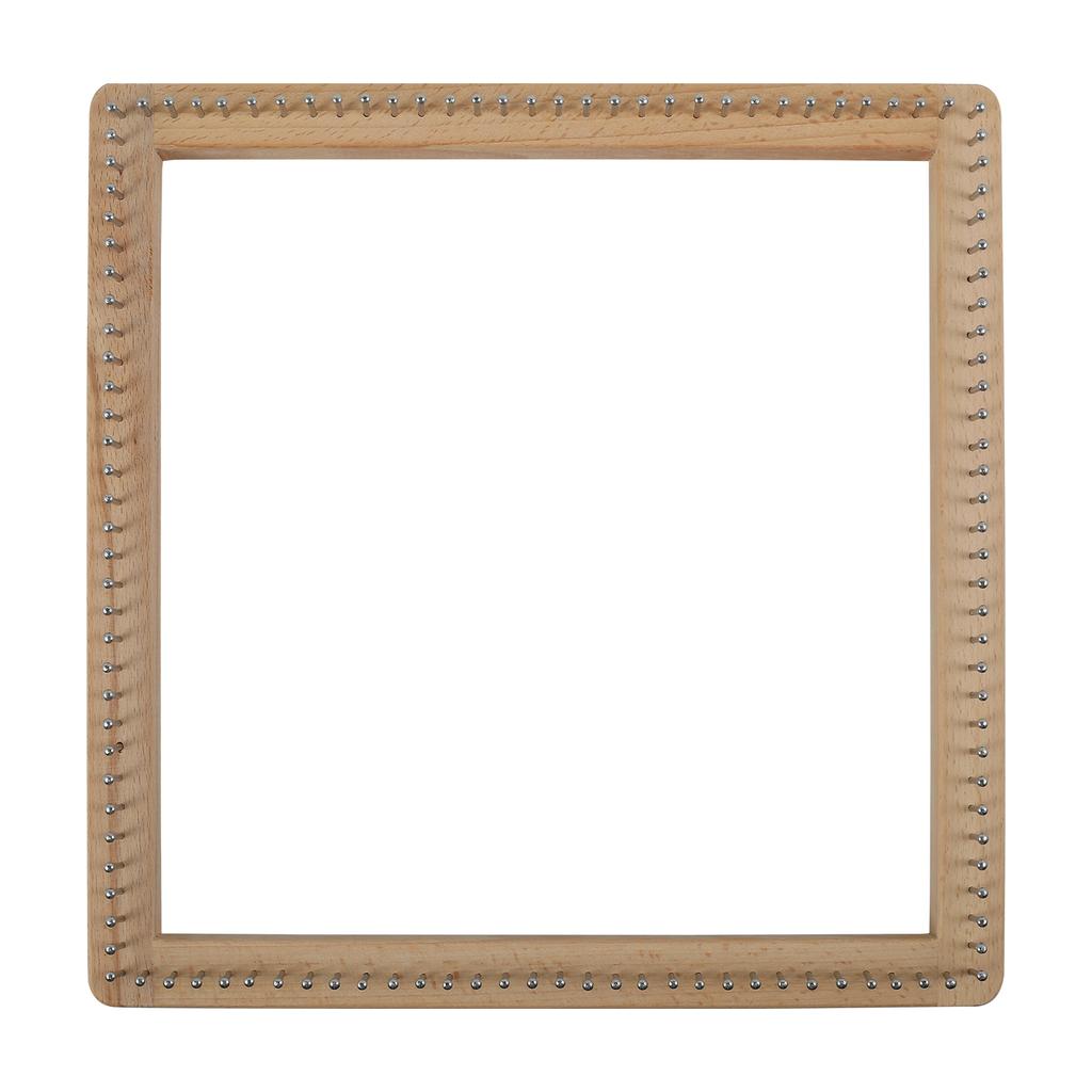 Kwadratowe krosno dziewiarskie Drewno bukowe Deska dziewiarska DIY Rękodzieło Krosno tkackie z nieodłączalnymi haczykami Wielofunkcyjne dziewiarstwo