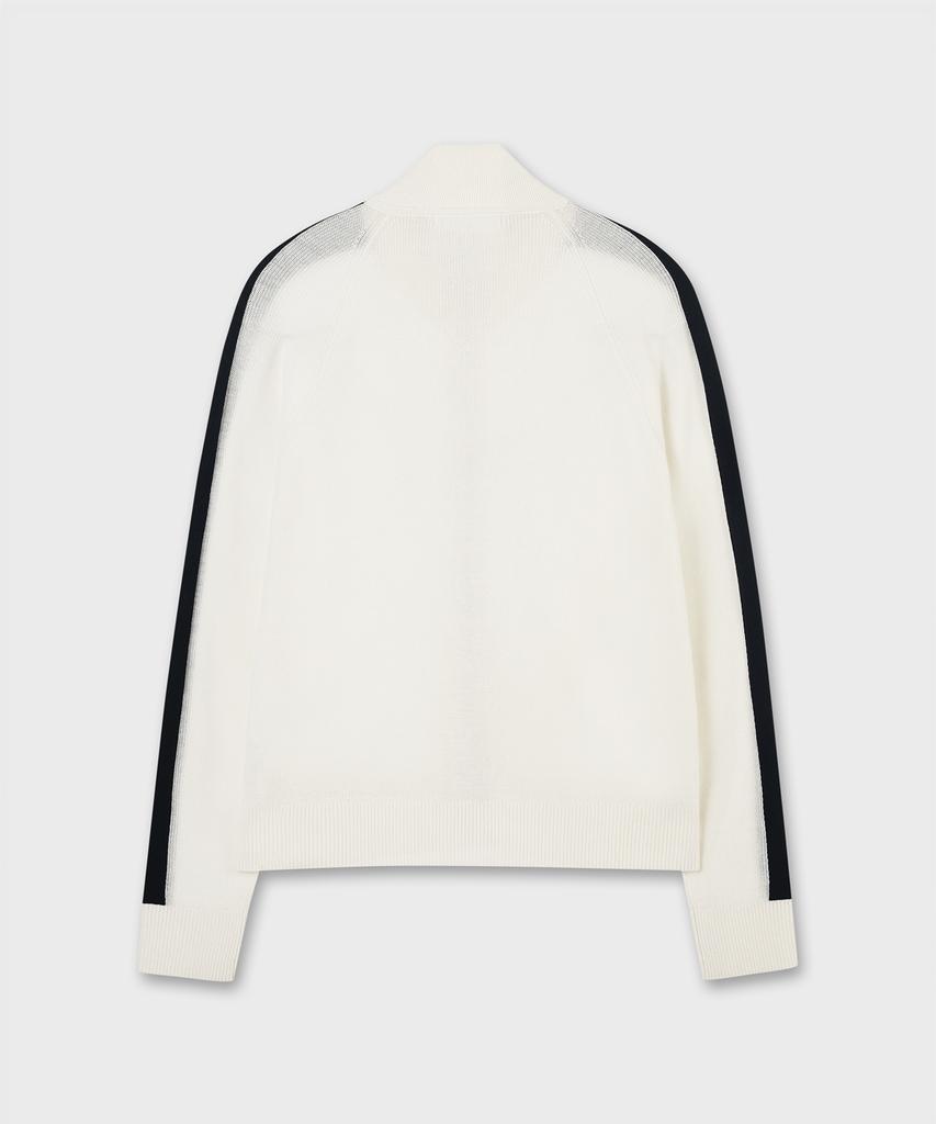 PLAC WOMEN Color-Blocked Zip-Up Ivory