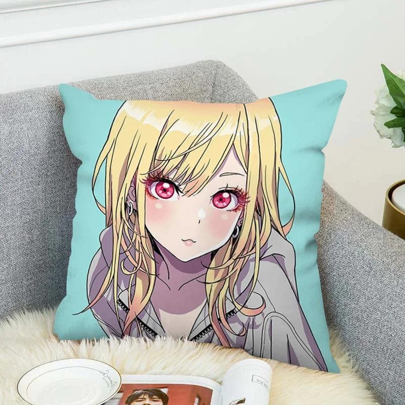 Pillowcases 40*40 Decor Marin Kitagawa Pillow Cases Decorative Cushion Covers for Pillows Pillowcase 45*45 Room Cushions Cover