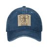 VITRUVIAN TUNG TUNG TUNG SAHUR Lässige Baseballkappe Für Paare Damen Sommer Outdoor Sport Truckerhut Modischer Snapback Hut