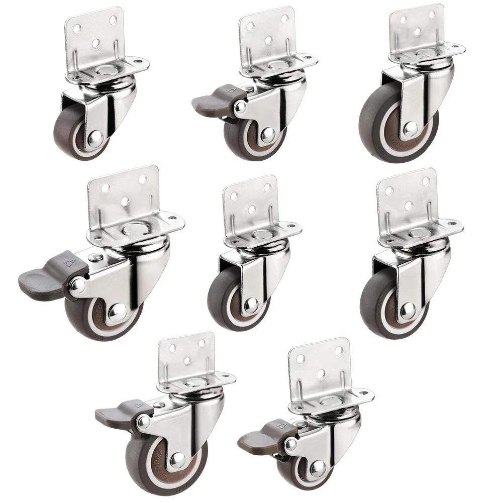 1pcs Furniture Casters Wheels Heavy Duty Casters 20kg Mute Swivel Wheels For Moving Furniture Office Chair Trolley Wheels