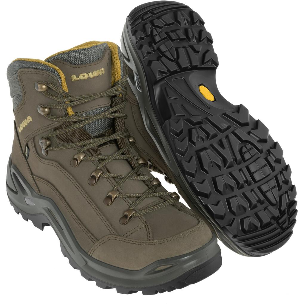 Hiking Shoes Lowa Renegade GTX Mid Olive/mustard