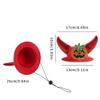 1pc Halloween Horn Hat for Small Dogs Cats Adjustable Party Costume with Funny Devil Horns Cute Pet Cosplay for Halloween Party