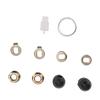 Steel Bicycle Hub Motor M14 Nuts Washer Kit with 14mm Shaft for Electric Bikes Scooters