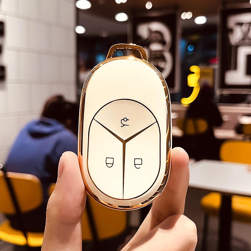 Tpu Car Key Cover Smart Keyless Entry Remote Control Fobs Cases Protector Auto Accessories For Nio Et7 Et5
