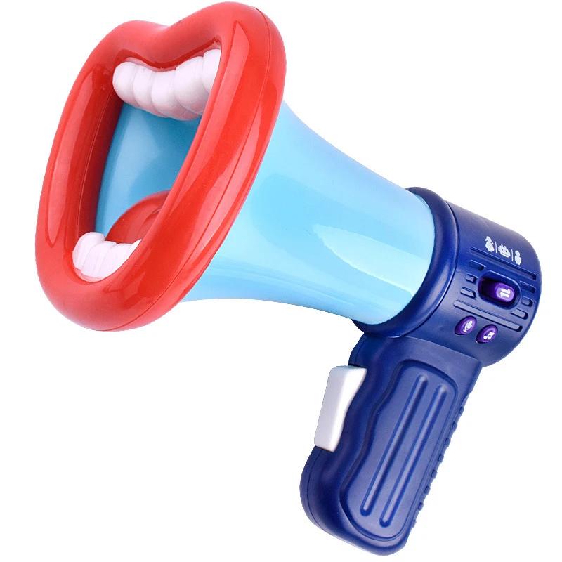 Kids Party Game Big Mouth Funny Megaphone Recording Toy Voice Changer Horn Children Speaker Handheld Mic Vocal Toys Jokes Gifts