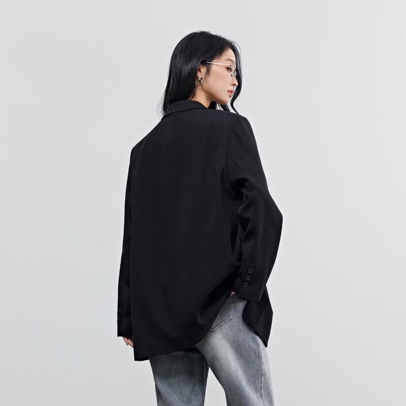 Women's Loose Fit Long Sleeve Blazer