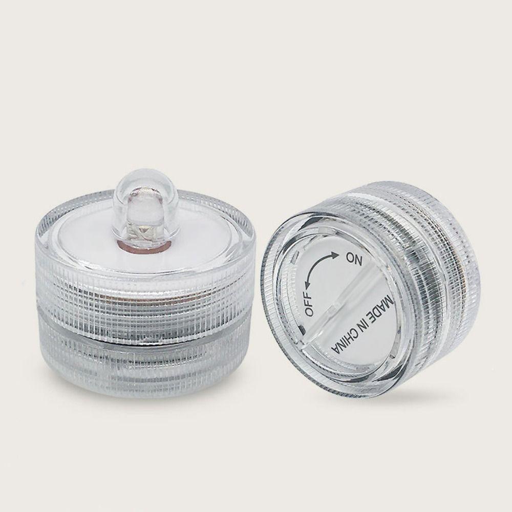 Decorative Fish Tank Candle Lamp Waterproof Submersible Mini LED Lights  Micro Landscape