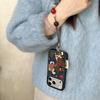 Denim Blue Wings Embroidery Horse Case for iPhone 17/16 Pro Max/15/14 - Women's Autumn/Winter Edition
