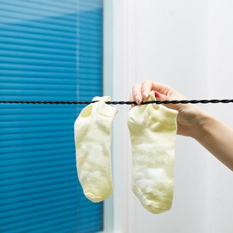 Camping Clothesline Clothing Lines With Strong Suction Cups Foldable Anti-Slip Hook Windproof Heavy Duty Wire For Bathroom