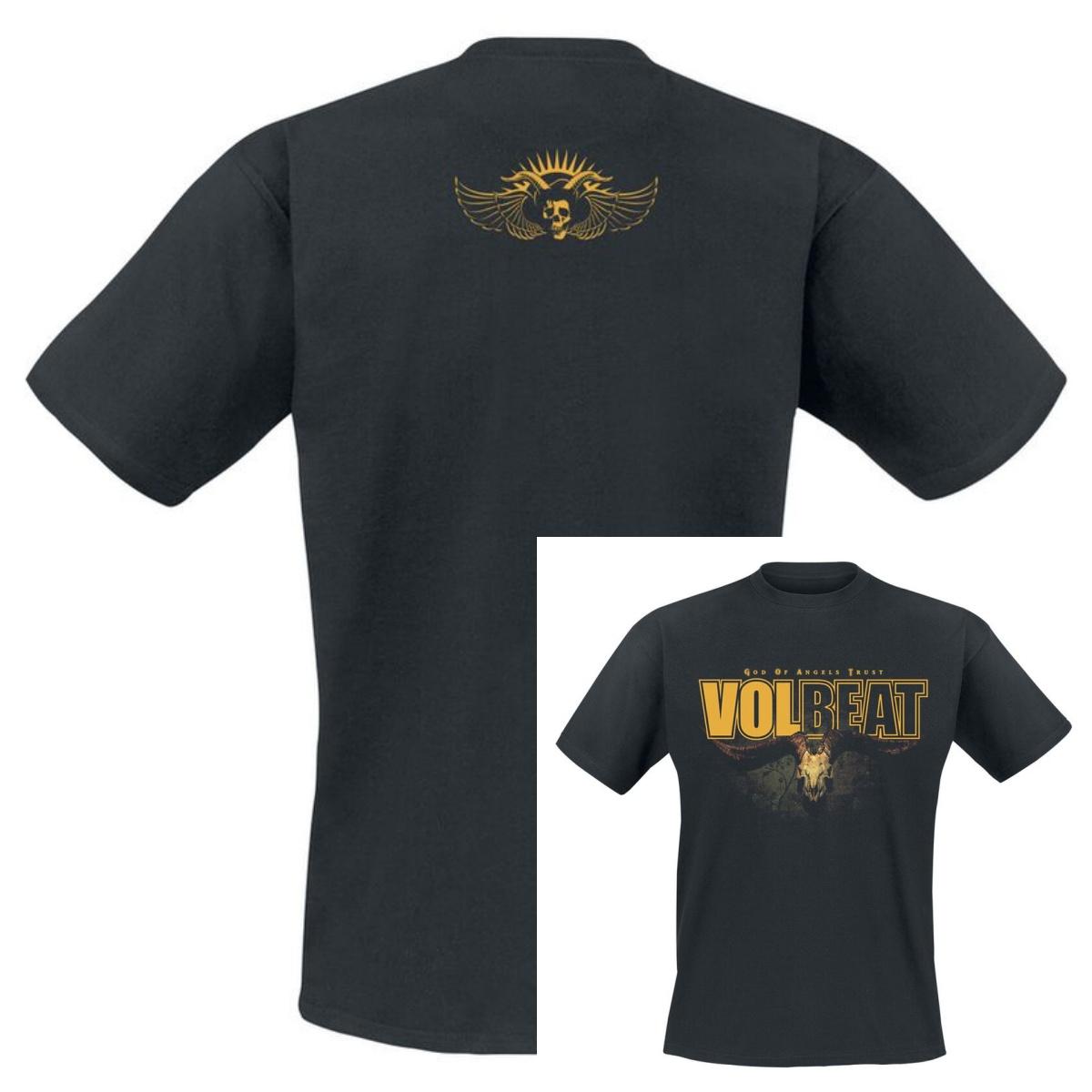 

2026 Summer Volbeat Graphic Cotton Band Shirt Unisex Summer Short Sleeve Fashion Brand Tee Luxury Casual Vintage S