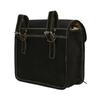 Handmade Goat Leather Motorcycle Saddlebags by Parrys Leather World, Vintage Panniers Set of 2, Durable Rider Storage