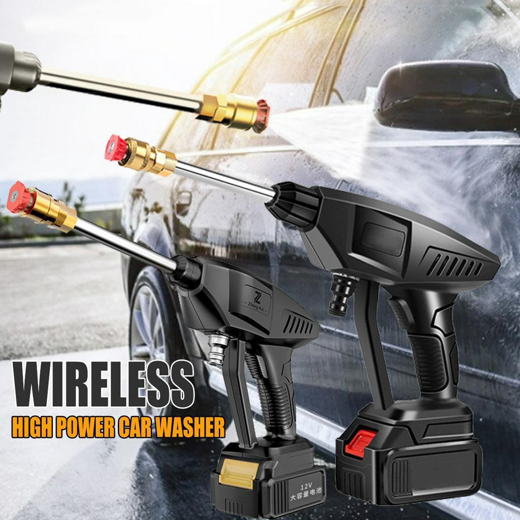 160W/240W Cordless High Pressure Car Washer Machine  Handheld Auto Spray Powerful Car Guns Washer Garden Water Jet 35X20cm