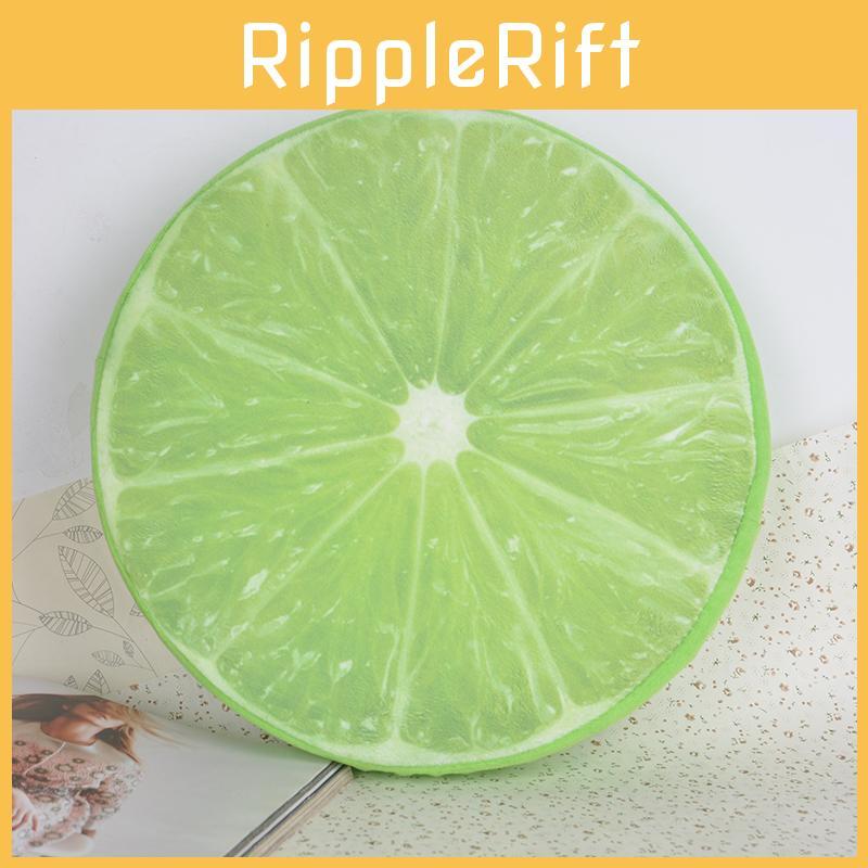 Cuscino Decorativo Creativo Realistico a Fetta di Frutta con Copertura Morbida in Peluche per Arredamento Casa e Uso in Salotto