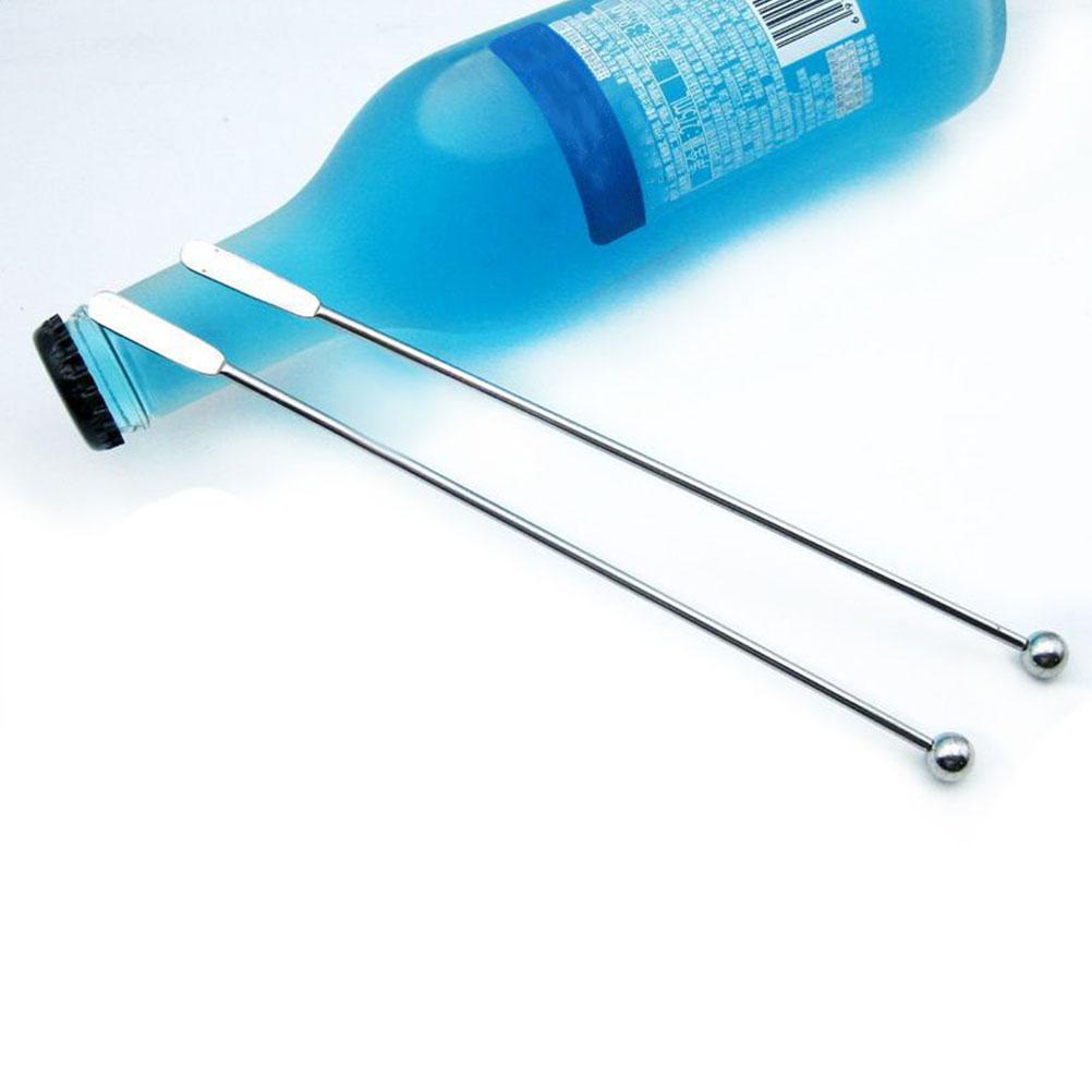 Coffee Mixing Stick Beverage Stirrers Ice Drink Stirrers Coffee Mixing Spoons Metal Mixing Stick Party Drink Swizzle Stick