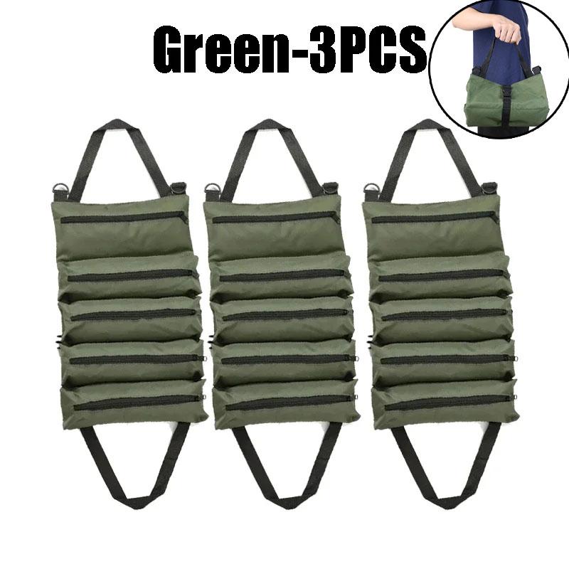 Heavy Duty Roll Up Tool Bag 5 Pocket Handtools Roll Organizer Waterproof Tool Pouch for Handheld Convenience Durable Handbag
