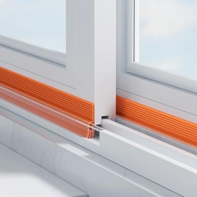 4/2m Sliding Window Seal Strip Self Adhesive Triple Sound Insulation Windproof Anti-Cold Door Under Flexible Weatherstrip Tape