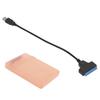 Hard Disk Adapter Cable 2.5in SATA USB3.0 HDDSSD Conversion Cord with Protection BoxRed