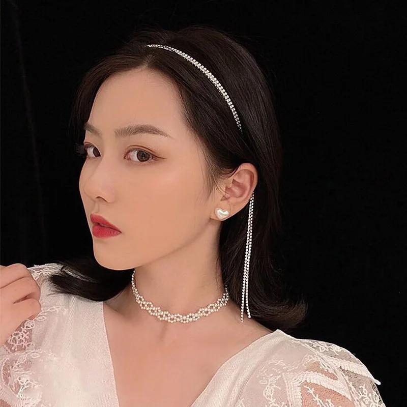 Heart Pearl Earrings for Women Jewelry Making Cute Romantic Earrings Elegant Fashion Minimalist Style Stud Earrings for Women