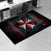 1pc resident Evil Office Carpet Soft Polyester Entrance Carpet Washable Non-slip Machine Washable Indoor Carpet Table Entrance Home Decor Of