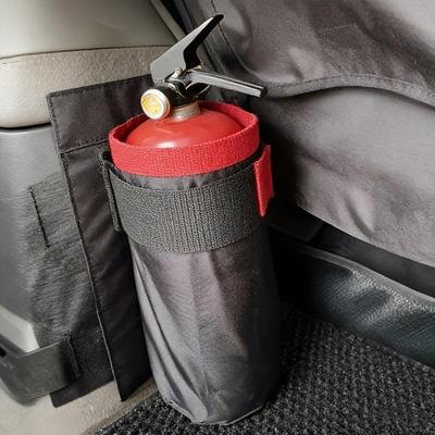 Universal Car Fire Extinguisher Organizer Durable Trunk Storage Bag & Seat Back Holder, for Fire Extinguisher Storage