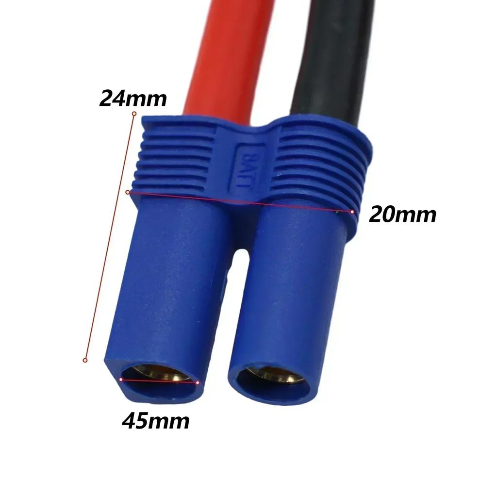 Brand New RC ESC Charger Cable 12-24V 2*5.31mm² PVC & Copper Portable Practical Useful Car Battery Jump Starter