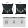 The Heaven'S Wild Bear Square Pillowcase Polyester Linen Velvet Creative Zip Decor Throw Pillow Case Bed Cushion Cover 45X45