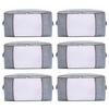 Clothes Storage Bin Foldable Storage Bag with Dual Zippers Closet Organizer with Handles for Clothing Blanket Comforters Bed Sheets Pillows