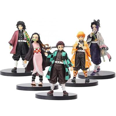 Confezione da 5 Figure di Demon Slayer, Action Figure di Demon Slayer da 6,3 Pollici, Giocattoli in PVC Kochou Shinobur, Figura Anime Zenit