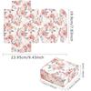 WTEMPO Birthday Wedding Foldable DIY Gift Boxes Flower Printed Soap Boxes Party Decor Treat Boxes Daily Presents Wrapping Boxes