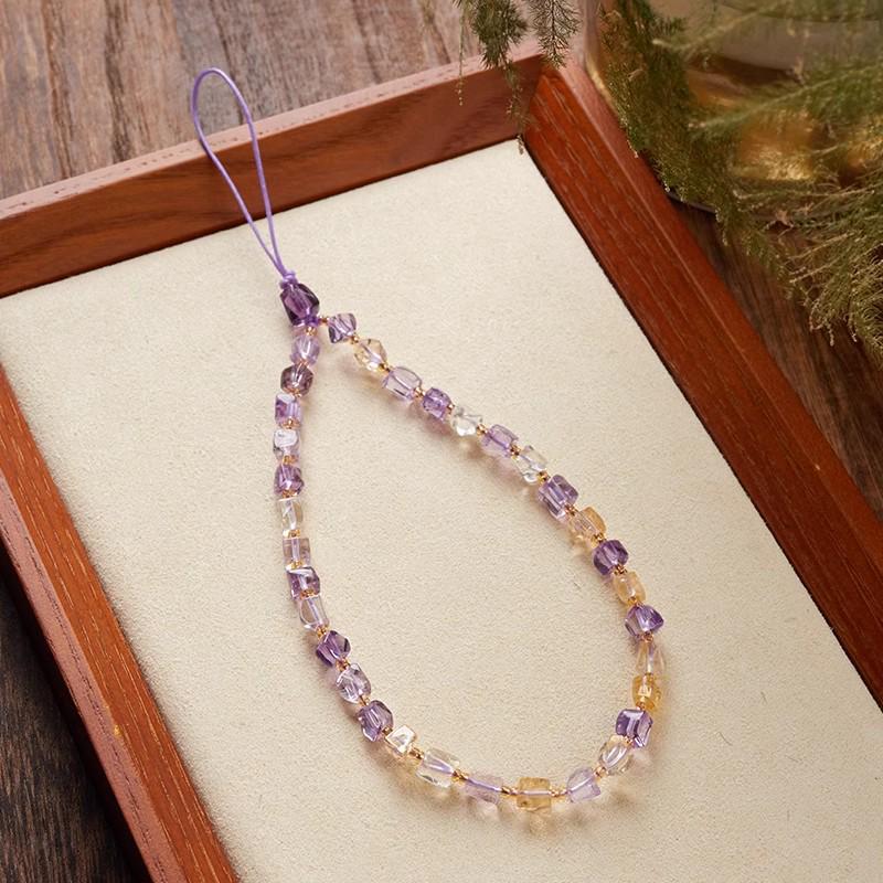 

Натуральный кристалл ремешок для мобильного телефона кулон против потери