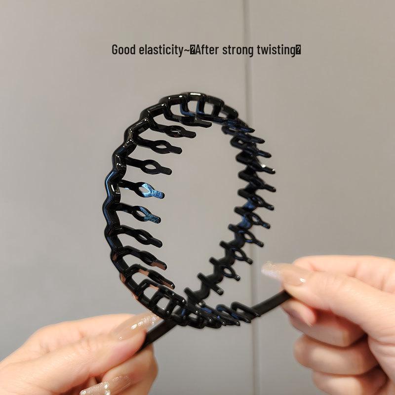 Damen Anti-Rutsch Mode Stirnband mit Zähnen für vielseitige Verwendung