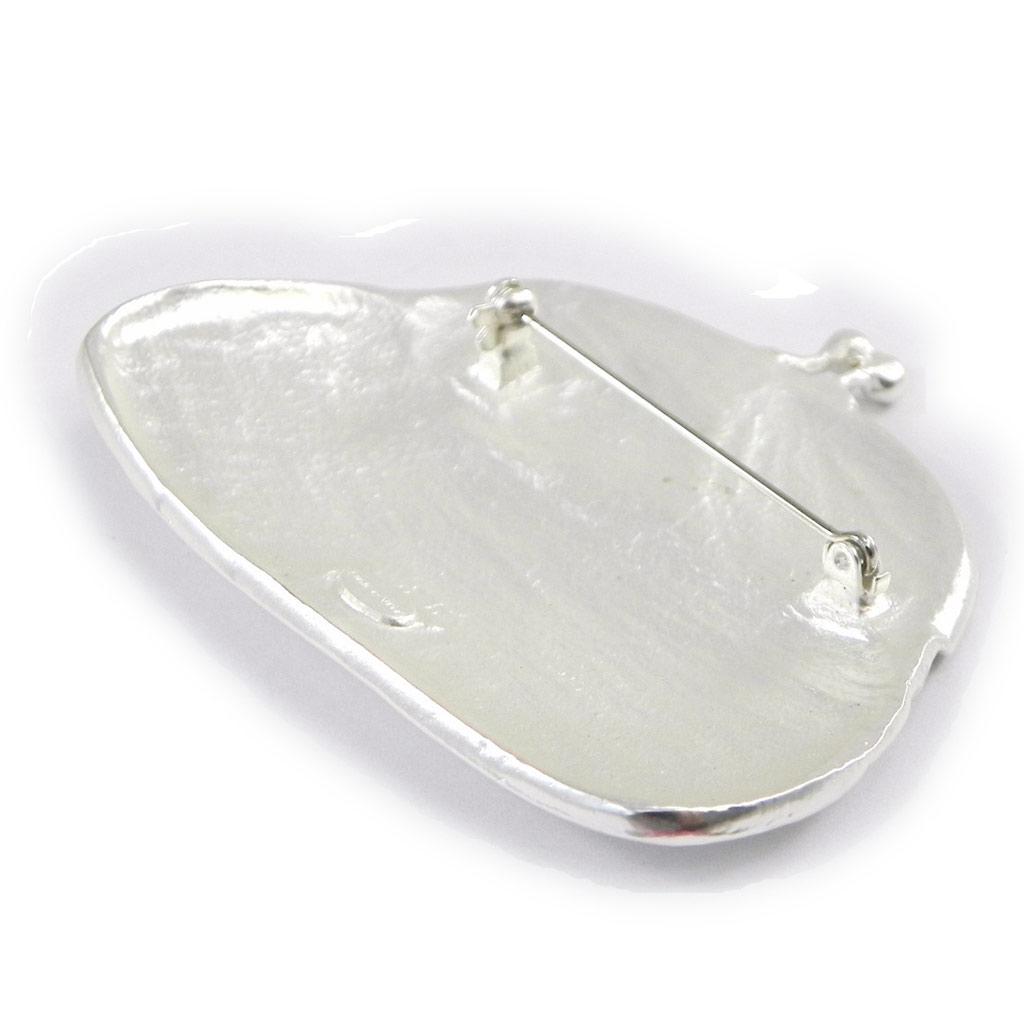 Dolce Vita [I1475] - Broche de designer 'Burse Bag' em prata