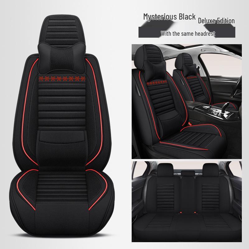 Linen Car Seat Cushion for Dongfeng Peugeot Models: 4008, 206, 207, 307, 408, 308, 2008, 5008
