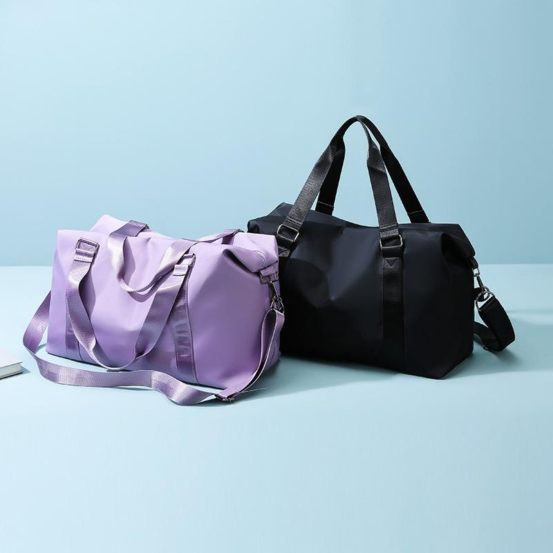 Fitness-Tasche, tragbare Yoga-Tasche, für Damen, Nass- und Trockentrennung, spritzwassergeschütztes Gepäck mit großem Fassungsvermögen, Tasche für Kurzstreckenreisen, für Herren