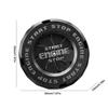 Car One Key Start Decorative Circle Personalized Knot Decorative Cover Ignition Device Switch Hidden Protective Cover Universal