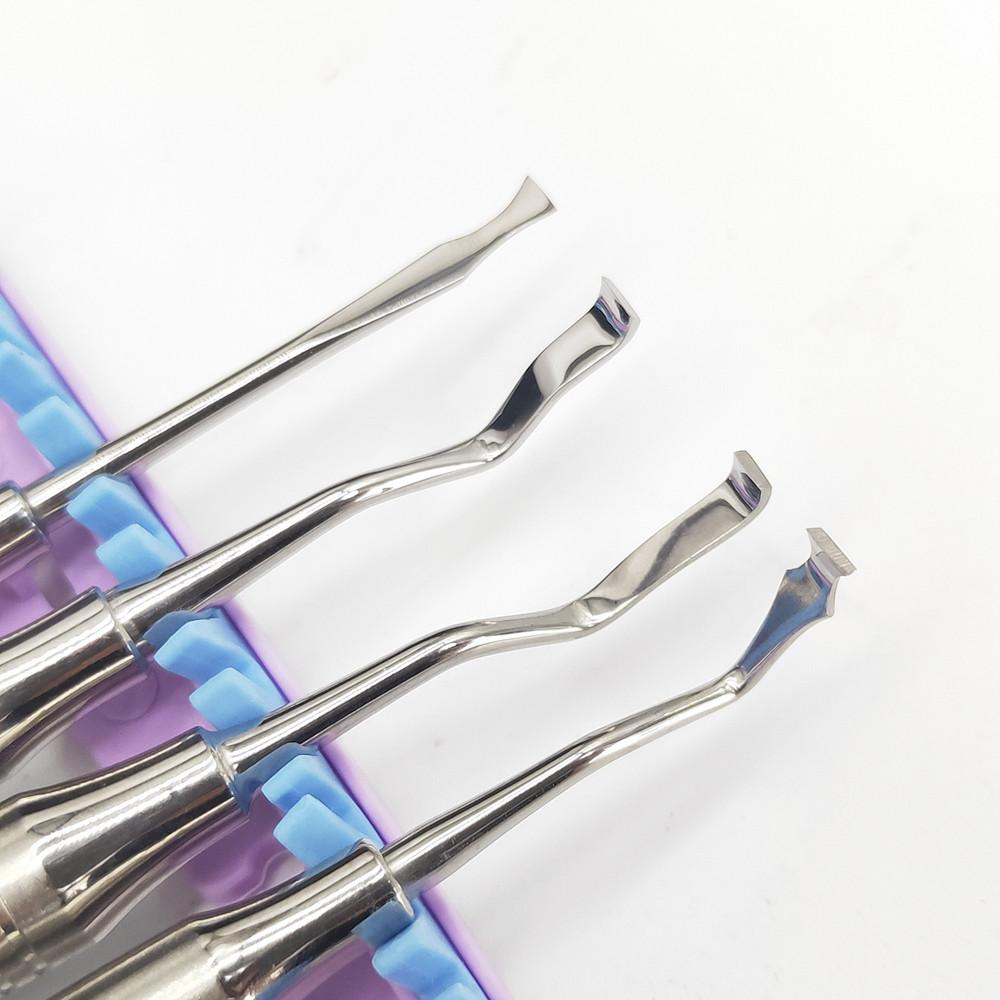 Dental ben skrape Dental Ochsenbein meisel Doble ender Tannben kniv Splitt graft Oral kirurgisk verktøy Rustfritt stål Tannlegeverktøy
