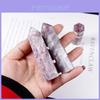 Natural Pink Tourmaline Tower Quartz Crystal Point Wand Specimen For Spiritual Growth